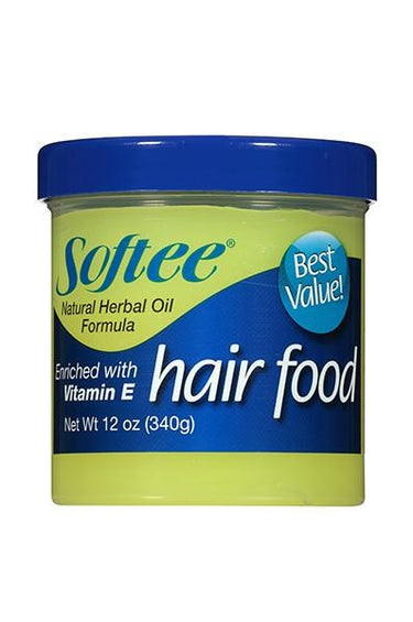 Softee Hair Food Vitamin E
12 oz Hair Food Conditioner
Natural Herbal Hair Food
UPC 096002009127
Wheat Germ Oil Hair Food
Non-greasy Hair Food
Shine & Manageability Hair Treatment